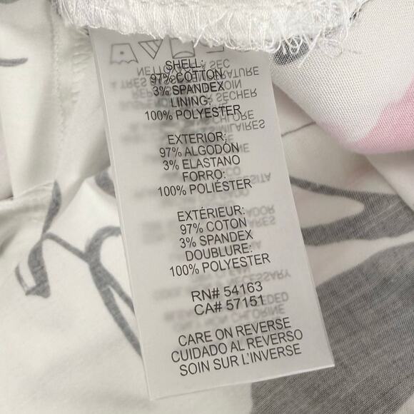 Karl Lagerfield Women's Artsy Maximalist Midi Dress Size 10 White Rainbow - Picture 12 of 16